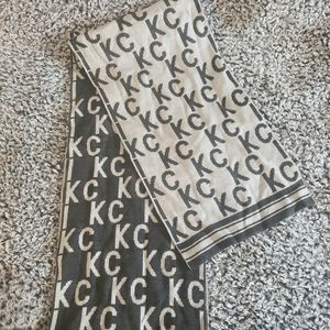 Kenneth Cole Reaction Signature KC logo Scarf
